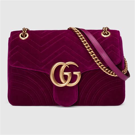 gucci velvet bag replica|gucci velvet bag marmont.